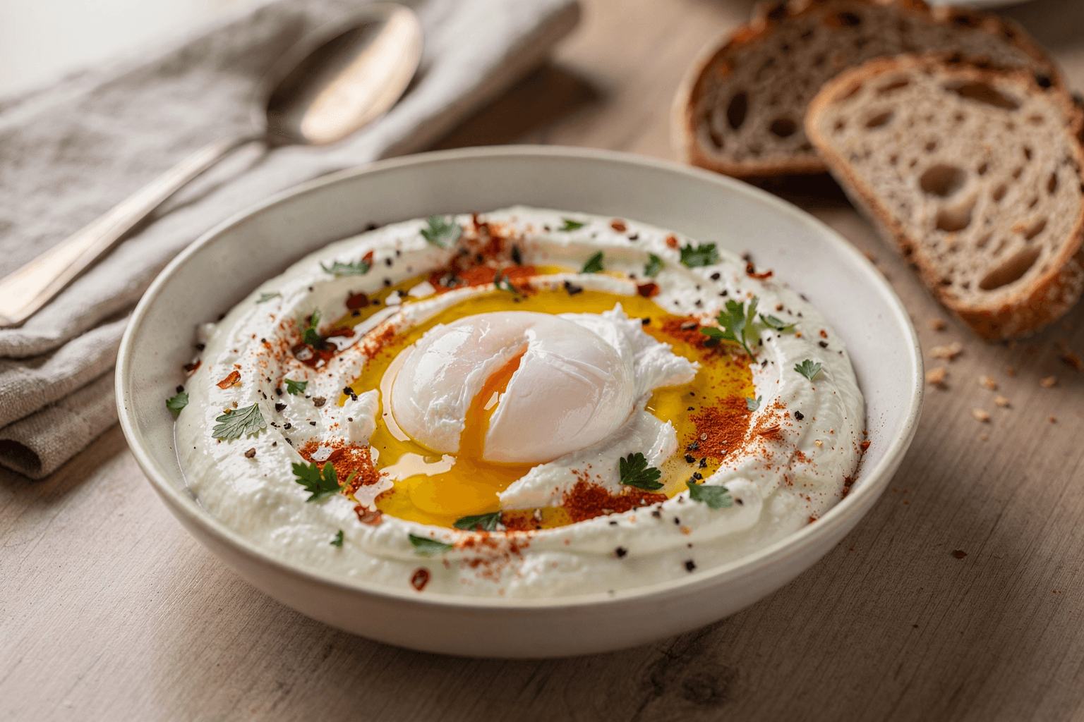 Turkish Eggs (Çılbır) hero image